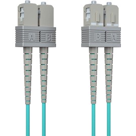 10Gtek OM3 Multimode Duplex SC/SC 10Gb/Gigabit Fiber Optic Cable 50/125μm 1m