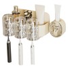 Cute Bear Toothbrush Shelf with Automatic Toothpaste Squeezer Plastic Punch
