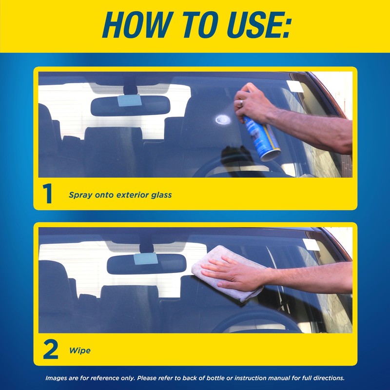 Rain-X 5080233 2-In-1 Glass Cleaner Plus Rain Repellent, 18 Ounce