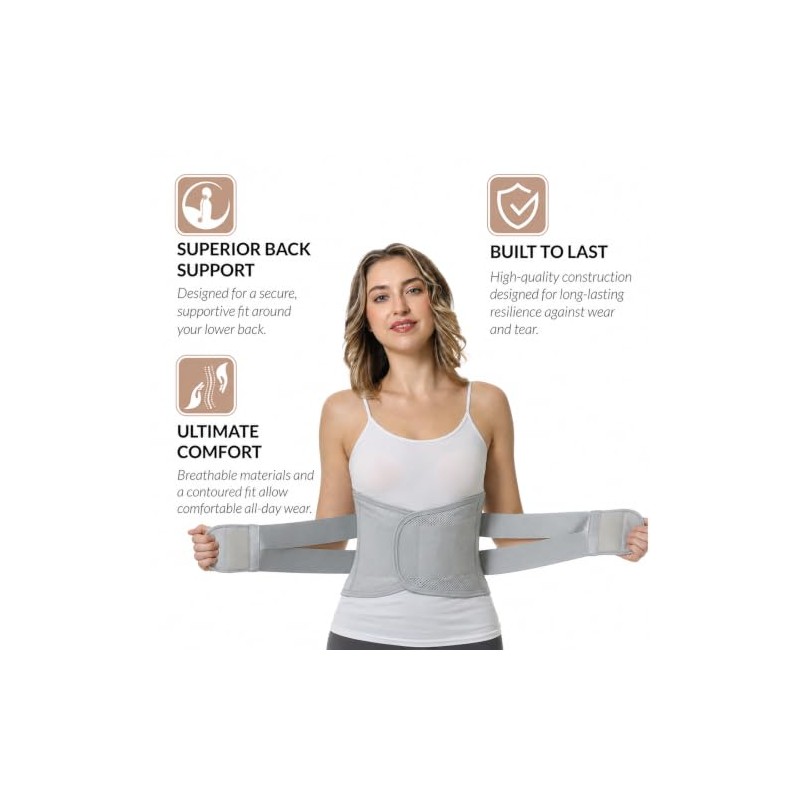 Neotech Care Back Brace for Women or Men, Lumbar Back