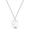 Philip Jones Aries Zodiac Star Sign Disc Necklace Created with