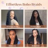 100 Strands Feather Crochet Hair 18 In Deep Crochet Hair