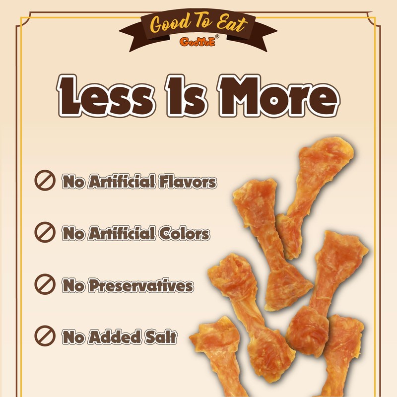 Gootoe Turkey Tendons for Dogs –All-Natural, Hypoallergenic Dog Treats, Rawhide