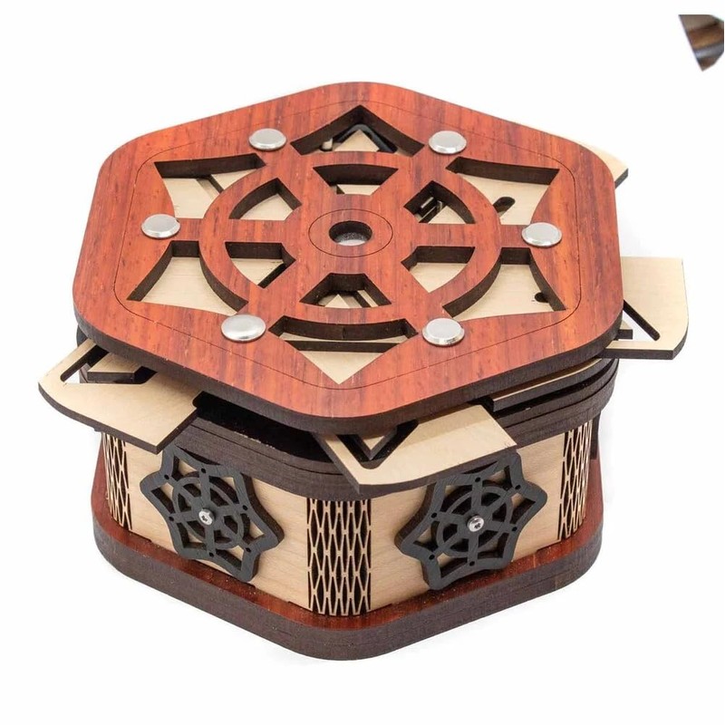 Sternary Puzzle Box - Constantin German Trick Puzzle Box -