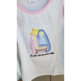Honeydew  Girl  Christmas Nativity Scene Shirt Size 5  NEW