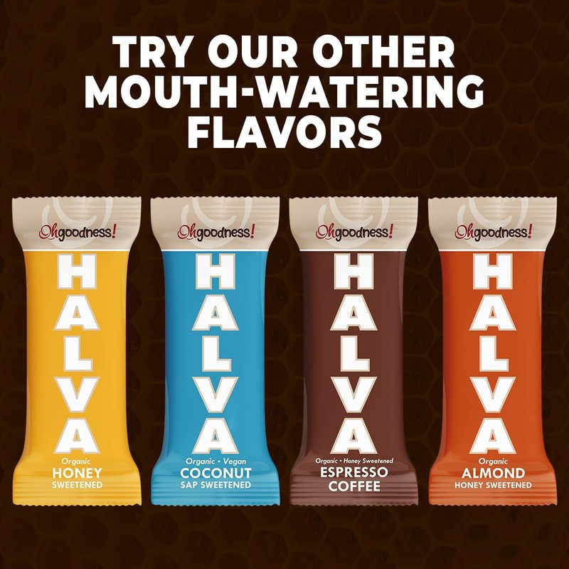Oh, Goodness! Organic Halva Bars - Paleo Friendly - No