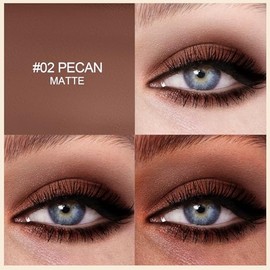 Erinde Sombra de ojos en barra Matte, Resistente al Agua, #2 | Lápiz de Sombra de Ojos en Crema, Altamente Pigmentada y de Larga Duración, Para un Maq