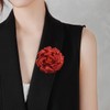 Camellia Flower Brooches and Pins for Women | Hat and