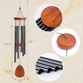 Sympathy Gifts for Loss of Husband, Memorial Wind Chimes for Loss of Loved One, Bereavement Remembrance Condolence Gift