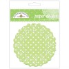 Doodlebug Scrapbooking Crafts Party Supplies Doodlebug Paper Doilies Limeade PolkaDot Lime