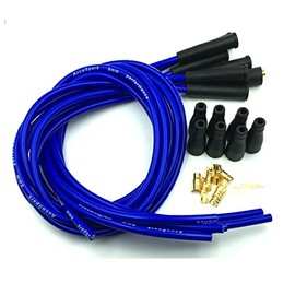 Accuspark Blue Silicon 8mm HT lead Custom leads for 4 cyl cars
