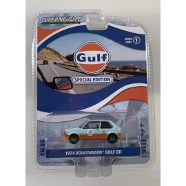 Greenlight CHASE GREENLIGHT 1:64 1974 VOLKSWAGEN GOLF GTI GULF OIL SERIES 1 FACTORY SEALED!