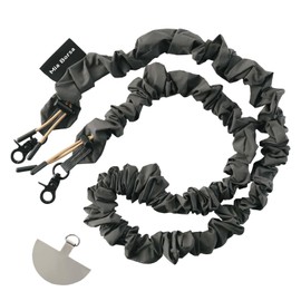 MiaBorsa Women's Shoulder Strap, Smartphone Strap, Adjustable Length, Compatible with All Models, Includes Metal Fittings, Crossbody Strap, Rope, Drost, gray (dark gray)