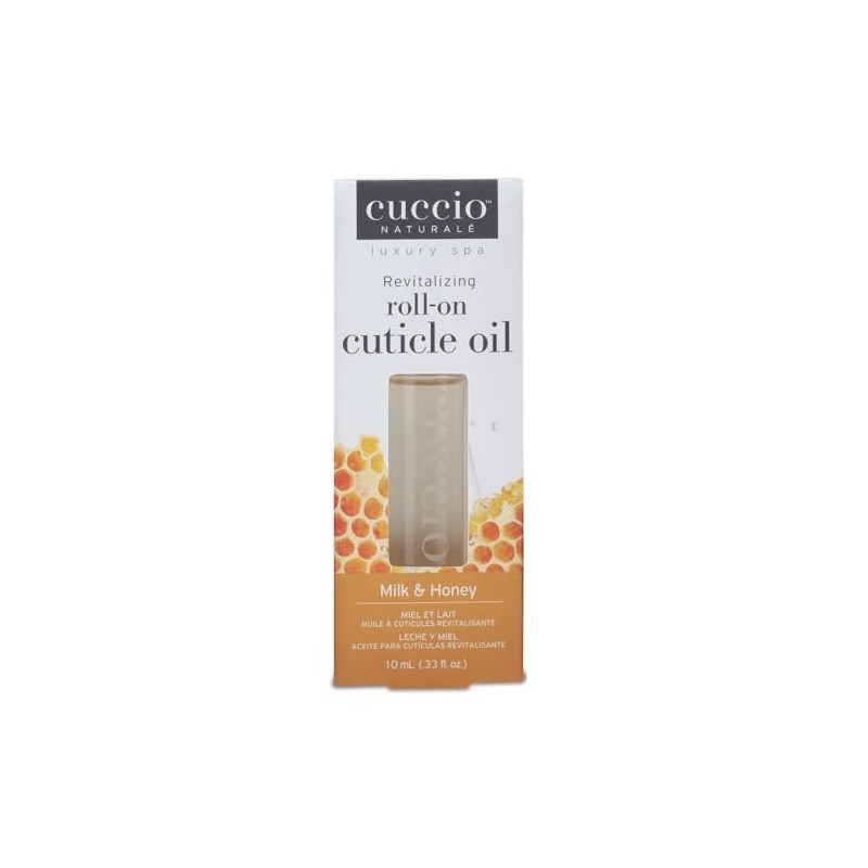 Cuccio Naturale Aceite Revitalizante para Cutículas Roll-On Leche y Miel,
