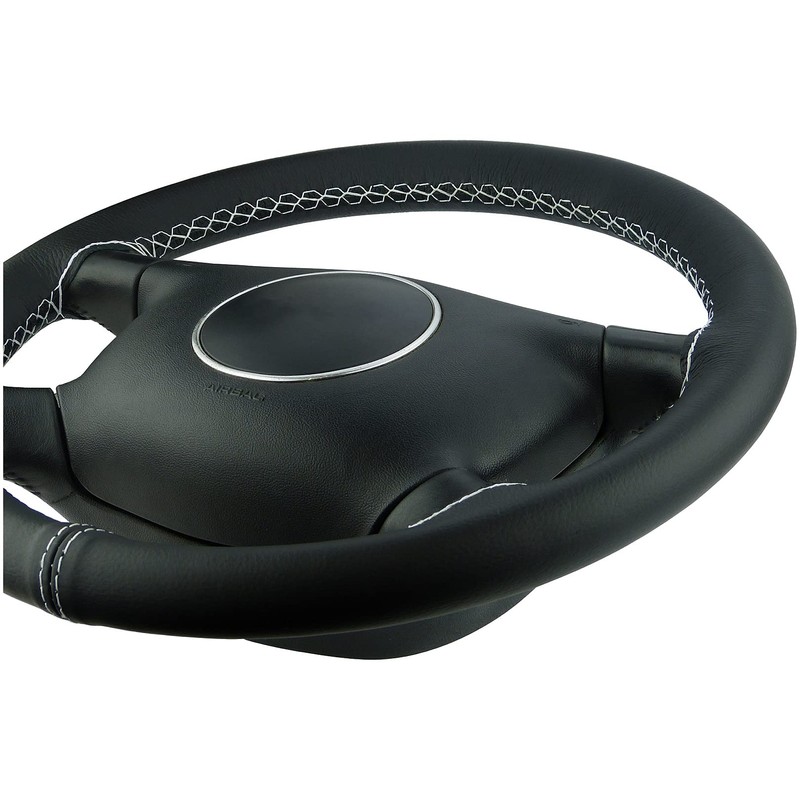 L&P A271-2-G3 Steering Wheel Cover Genuine Leather Steering Wheel Cover