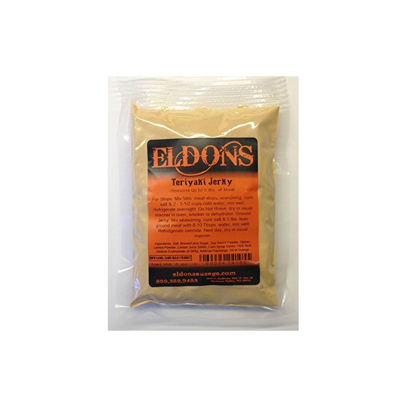Teriyaki Jerky Seasoning Spices with Cure 5 oz. Size Seasons