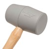 Estwing DH-18N 18 Oz No-Mar Deadhead Rubber Mallet, Wood Handle