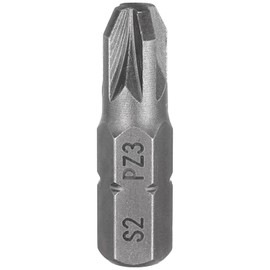 HARFINGTON PZ3 Screwdriver Bit 1/4" Hex Shank 25mm/1" Length Magnetic Phillips Slotted Hex Bits S2 Steel Screw Driver Bit Industrial Grade Electric Hexagon Drill Bits