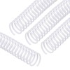 PATIKIL 20 Pack Plastic Spiral Binding Coils, 25.4mm(1") Binding Coils
