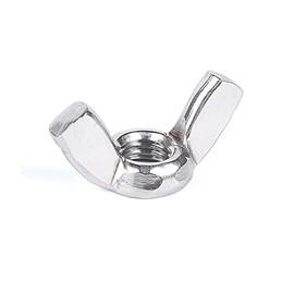 Hooshing - 20 Tuercas de Mariposa M6 de Acero Inoxidable 304, Tornillos de Sujeción de Piezas, para Apretar Orejas