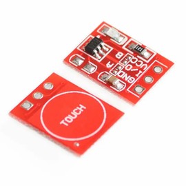 Funsto TTP223 Self-Lock Capacitive Touch Switch Module, DC 2.5V - 5.5V Digital Capacitive Touch Sensor Switch Module, Single-Channel Transformation 20pcs