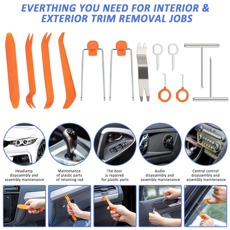 AUTODECO Roadside Emergency Car Kit - Car Safety Kit for