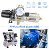 SWAWIS Pressure Regulator Compressed Air Water Separator Compressed Air 3/8