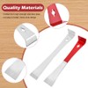 Hogurin 2pcs Flat Pry Bar, Stainless Steel Pry Bar Scraper