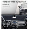 Pigenius Windshield Sun Shade for 2010-2023 Lexus GX460. Front Window