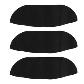 3PCS Planter Basket Liner Felt Fabric Window Box Liner Replacement for Hanging Plant Flower Garden Fence Black 61cm/24in