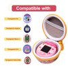 L LTGEM LTGEM Case Compatible with Tamagotchi Pix/Tamagotchi Original, Protective Carrying Case with Lanyard Neck Strap (Orange)