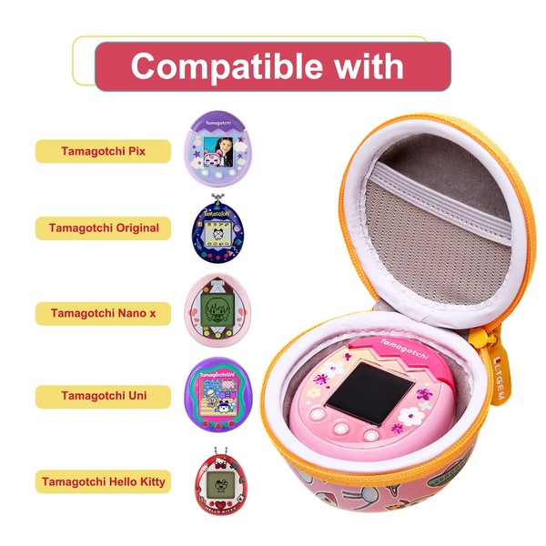L LTGEM LTGEM Case Compatible with Tamagotchi Pix/Tamagotchi Original, Protective