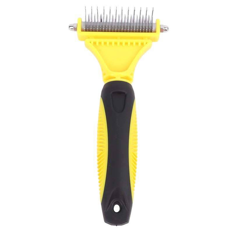 Pet Dematting Comb Stainless Steel Effective Ergonomic Pet Deshedding Tool