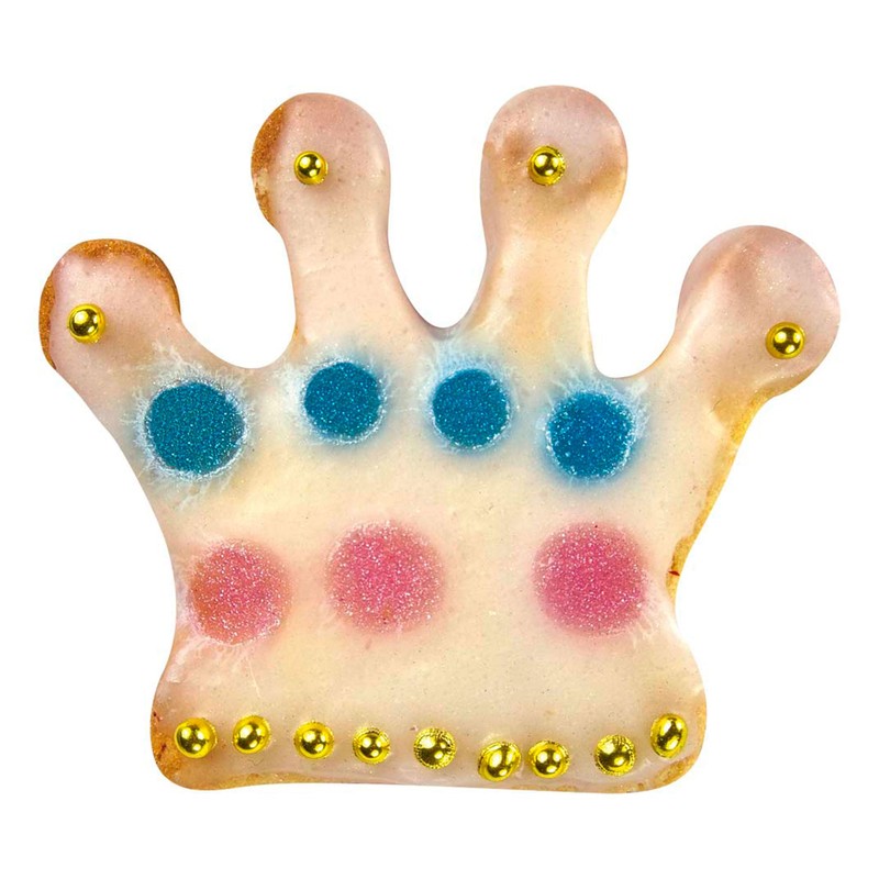 Crown-Shaped Stainless Steel Cookie Cutter 7.5 cm Approx.