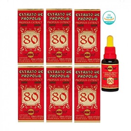 Brazil Polynecta Green Propolis 80 30ml 6 Count