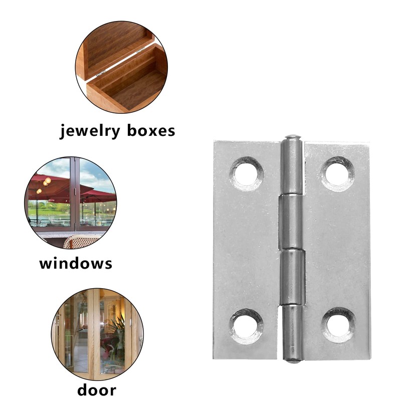 Piutouyar 6Pack Butt Hinge 2 Inch Mini Hinges 304 Stainless