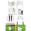 2 Pcs Sprinkler Guard, White Giant Yard Shield, Irrigation Splash