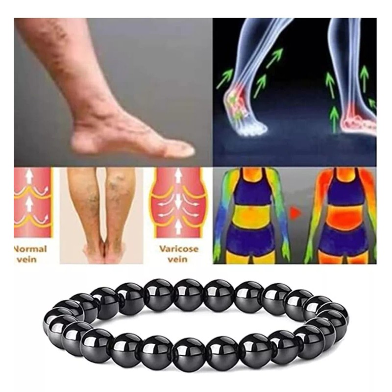 Veraly Brazalete Cuentas Obsidiana Tobillera Pulsera Para Piernas F