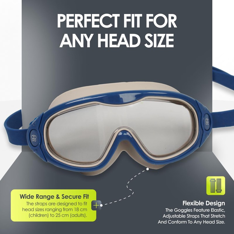 bblüv - Sküba - Masque de Natation Bleu Marin |