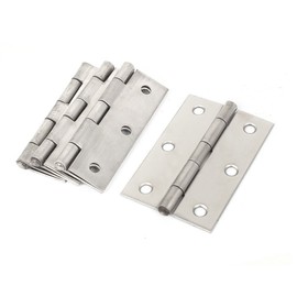 uxcell Cabinet Gate Closet Door 3-inch Long Stainless Steel Hinge 4pcs