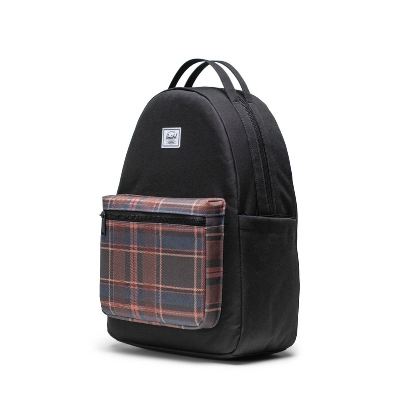 Herschel Nova Backpack, Black Winter Plaid