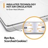 HONGBAKE Large Flat Cookie Sheet No Edges, Nonstick Insulated Baking