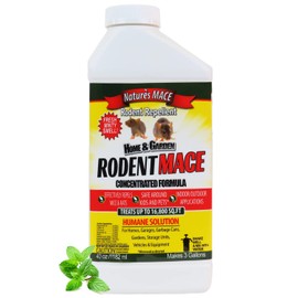 Nature’s MACE Rodent Repellent 40oz Concentrate, Covers 16,800 Sq. Ft.,Repel Mice & Rats, Keep Mice, Rats & Rodents Out of Home, Garage, Attic, and Crawl Space, Safe to Use Around Cildren & Pets