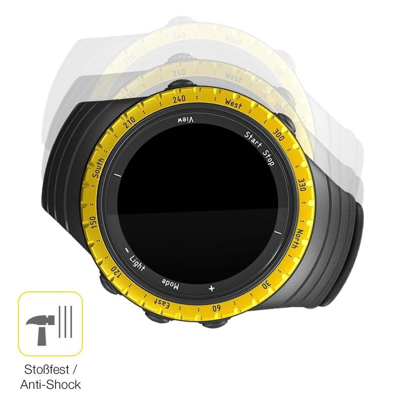dipos FLEX 2x Protective Film Clear Suitable for Suunto Core