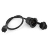 15A Power Inlet Port Plug with Integrated 20in Extension Cord