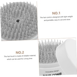 WOONEKY 2pcs Scalp Hairbrush Boys and Girls Hairbrush Paddle Brush for Men Boys and Girls