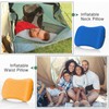 Inflatable Pillow, TPU Camping Pillow, Removable Cotton Pillowcase, Comfortable and