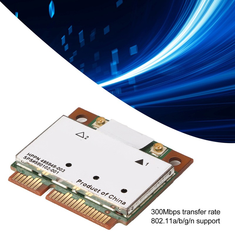 Mini PCIE WiFi Card Dual Band 2.4G 5G 300Mbps Wireless