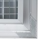Fits 24x24 Wall Opening Anodized Aluminum Exterior Wall Vent by