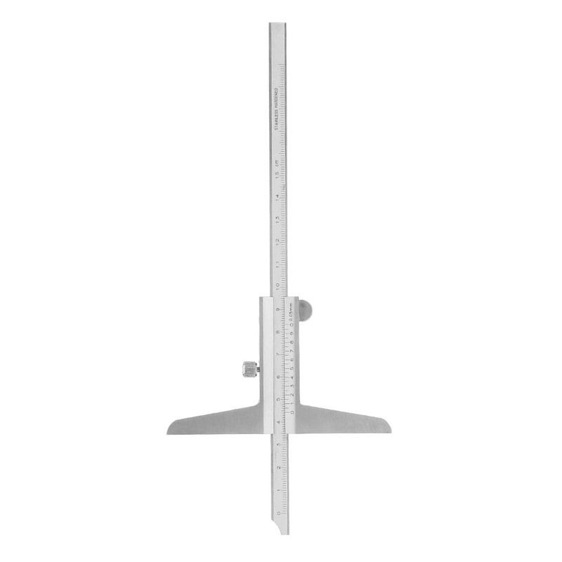 Depth Calliper, High-Precision Depth Caliper Made of Stainless Steel with
